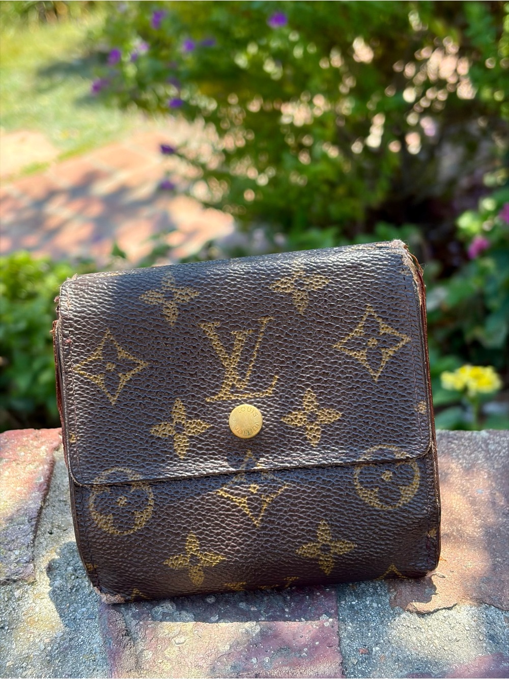 Louis Vuitton Double Sided Vintage Compact Wallet France 1999 FateCode